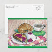 Ontbijt Briefkaart (Voorkant / Achterkant)