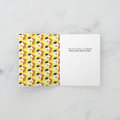 Ontbijt Brunch Afstudeerfeest Bedankkaart (Binnen)