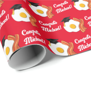 Ontbijt Brunch Afstudeerfeest Cadeaupapier