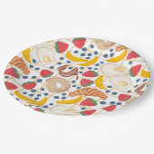 Ontbijt Brunch Eten Buffet Papieren Bordje (Gekanteld)