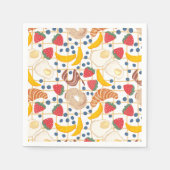 Ontbijt Brunch Eten Buffet  Servet (Voorkant)