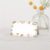 Ontbijt Brunch Eten Tent Place Card Plaatskaartje (Voorkant)