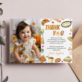 Ontbijt Brunch Verjaardag Foto Bedankkaart