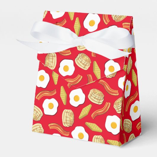 Ontbijt Brunch Verjaardagsfeest Bedankdoosjes (Voorkant Zijde)