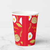 Ontbijt Brunch Verjaardagsfeest Kinder Schattige Papieren Bekers (Rechts)