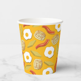 Ontbijt Brunch Verjaardagsfeest Kinder Schattige Papieren Bekers