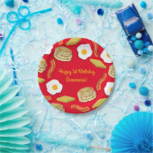 Ontbijt Brunch Verjaardagsfeest Kinder Schattige Papieren Bordje (Feest)