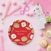 Ontbijt Brunch Verjaardagsfeest Kinder Schattige Papieren Bordje (Feest)