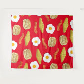 Ontbijt Brunch Verjaardagsfeestje Kinderen Wandkleed (Voorkant (horizontaal))