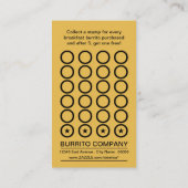 ontbijt burritos punch klantenkaartje (Achterkant)