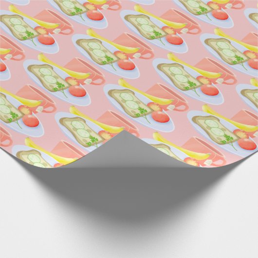 Ontbijt Cadeaupapier (Hoek)