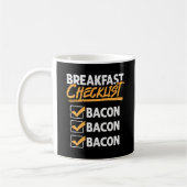 Ontbijt Checklist Bacon Bacon Koffiemok (Links)