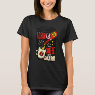 Ontbijt citaat Koffie Nightdress Sleep T-shirt