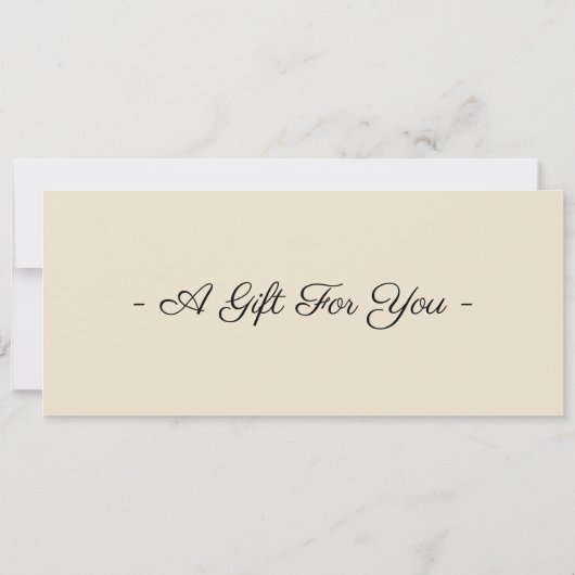 Ontbijt Datum Cadeaubon, Ontbijt Coupon Kaart (Achterkant)