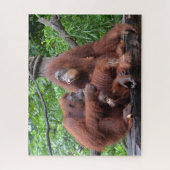 Ontbijt de dierentuin Orangutans Singapore Legpuzzel (Verticaal)