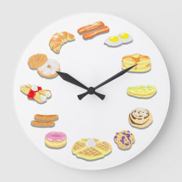 Ontbijt de hele dag grote klok