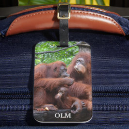 Ontbijt de Orangutans Singapore Zoo Bagagelabel