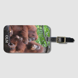 Ontbijt de Orangutans Singapore Zoo Bagagelabel