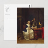 Ontbijt door Gabriel Metsu Briefkaart (Voorkant / Achterkant)