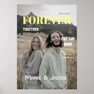ontbijt een dag van tevoren koppel magazine foto g poster