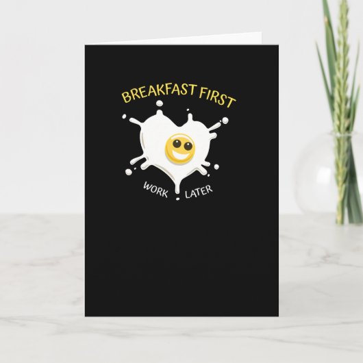 Ontbijt Eerst Kaart (Voorkant)