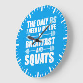 Ontbijt en Squats - Bodybuilding Workout Grote Klok (Hoek)