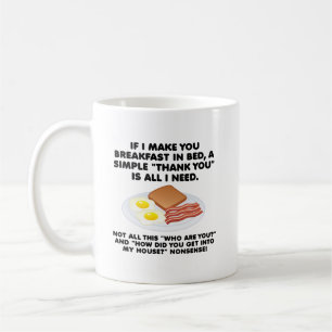 Ontbijt in Bed Funny Mug Koffiemok