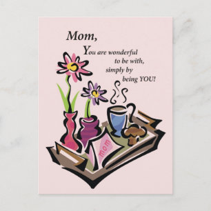 Ontbijt in Bed Mam Briefkaart