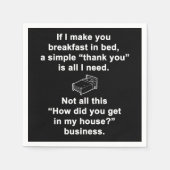 Ontbijt in bed servet (Voorkant)