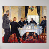 Ontbijt in Blankenberghe Poster (Voorkant)