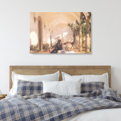Ontbijt in de Loggia van John Singer Sargent Canvas Afdruk (Insitu (Slaapkamer))