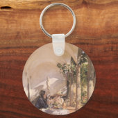 Ontbijt in de Loggia van John Singer Sargent Sleutelhanger (Voorkant)