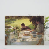 Ontbijt in de tuin kaart (Staand voorkant)