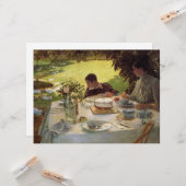 Ontbijt in de tuin kaart (Voorkant / Achterkant in situ)