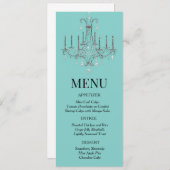 Ontbijt in het menu Luhandelier (Voorkant / Achterkant)