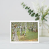 Ontbijt in het Open door Carl Larsson Briefkaart (Staand voorkant)