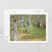 Ontbijt in het Open door Carl Larsson Briefkaart (Voorkant / Achterkant)