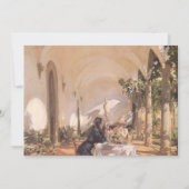 Ontbijt in Loggia door John Singer Sargent (Voorkant)