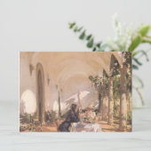 Ontbijt in Loggia door John Singer Sargent (Staand voorkant)