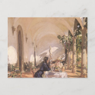 Ontbijt in Loggia door John Singer Sargent Briefkaart