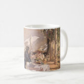 Ontbijt in Loggia door John Singer Sargent Koffiemok (Voorkant rechts)