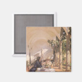 Ontbijt in Loggia door John Singer Sargent Magneet (Voorkant / Achterkant)