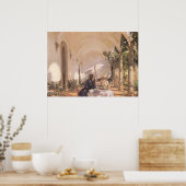 Ontbijt in Loggia door John Singer Sargent Poster (Keuken)