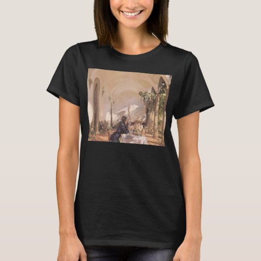 Ontbijt in Loggia door John Singer Sargent T-shirt (Voorkant)