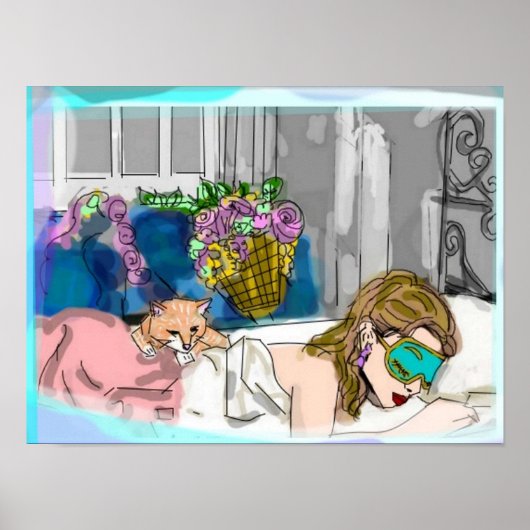 ontbijt in tiffanys , licht gebeiteld poster (Voorkant)