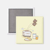 Ontbijt is geruïneerd magneet (Voorkant / Achterkant)