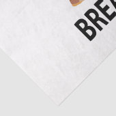 Ontbijt is tijd voor ontbijt tissuepapier (Detail)