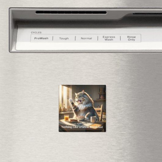 Ontbijt Kattenmagneet Magneet (Insitu (Vaatwasser))