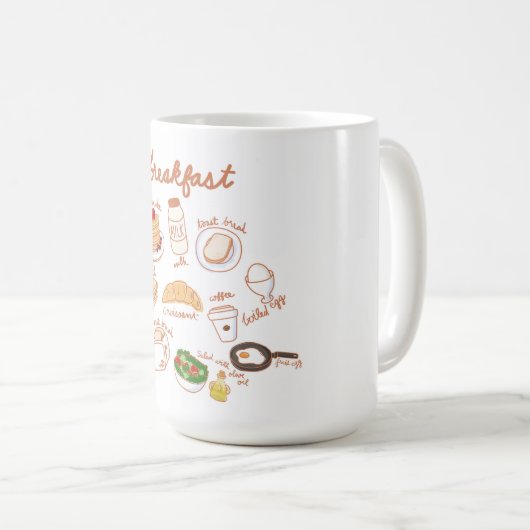 Ontbijt Koffiemok (Voorkant rechts)