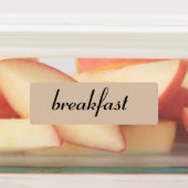 Ontbijt, Lunch, Diner & Snacks Maaltijd Labels (Aangebracht)